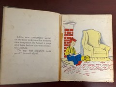 Vintage SPAGHETTI EDDIE 1957 Hardcover by Mary Jackson Ellis Ex-library copy
