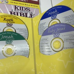 Wonder Kids My First Bible Library 10 Books 9 DVD Box Set