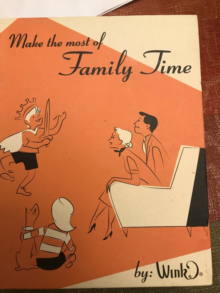 Wink Book Flask „Make the most of Family Time” 7oz