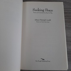 Seeking Peace Johann Christoph Arnold 1998 Spirituality Plough Publishing House
