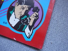 Dick Tracy Lot Giant Sticker Fun Coloring Book + 2 Folders 1990 Golden Vintage