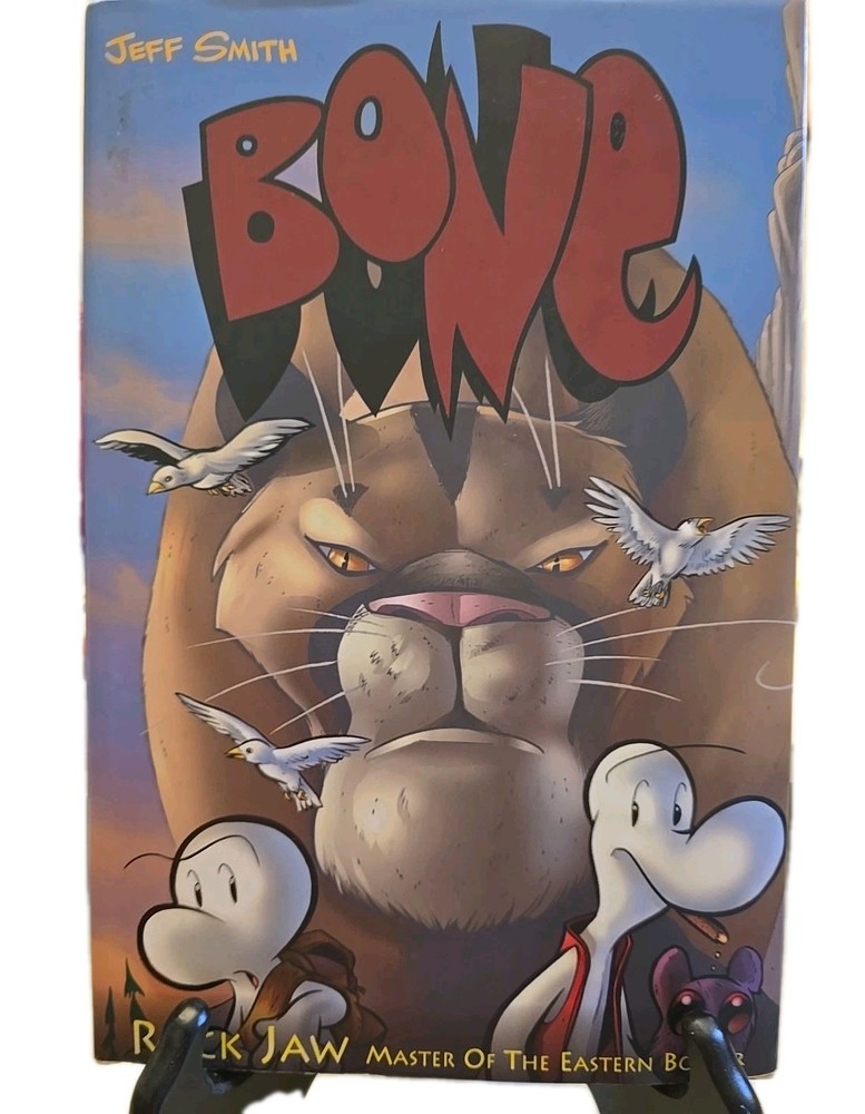 Bone Rock Jaw Jeff Smith HC/First Ed/Print Signed With Sketch