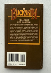 Vtg Buckskin ppb Westerns Kit Dalton # 26 Laramie Showdown + # 27 Double Action