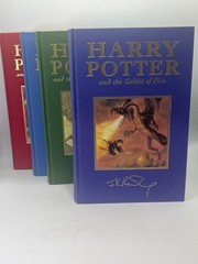 Harry Potter Gift Set Deluxe Signature Edition w Slipcase – Books 1-4 [Hardco…