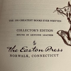 Aesop’s Fables Easton Press Collector’s Edition 1979 Leather Bound Gilt
