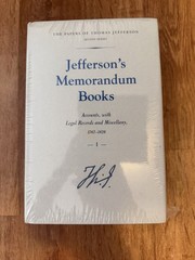 The Papers of Thomas Jefferson: Jefferson’s Memorandum Books HC Box Set 1988