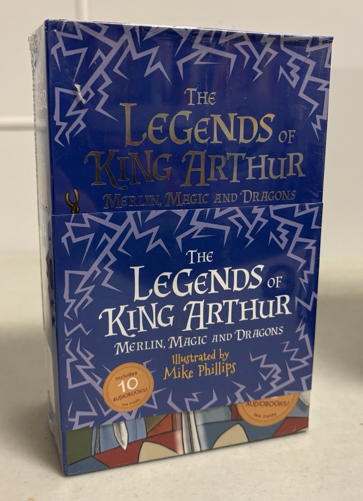 The Legends of King Arthur, Merlin, Magic and Dragons, 10 Books set, New