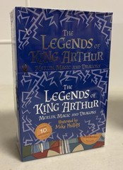 The Legends of King Arthur, Merlin, Magic and Dragons, 10 Books set, New