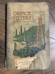 1924 Orifice Meters Book – For Gas, Air, Steam, Oil, Water – Metric Metal Works