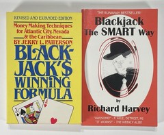Blackjack Poker Book Lot Of 7 – Scarne On Cards Casino Playing Card Game Guide