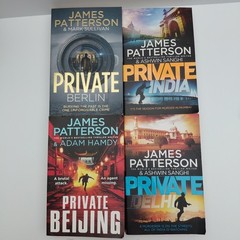 5 x Private Series by James Patterson Paperback Books – 4 Large – Delhi, Oz