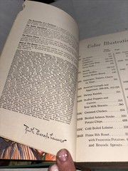 1948 CULINARY ARTS ENCYCLOPEDIC COOKBOOK-HC Ruth Berolzheimer Vtg Thumb Index
