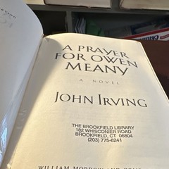 William Morrow A Prayer for Owen Meany John Irving Hardcover 1989 Dust Jacket