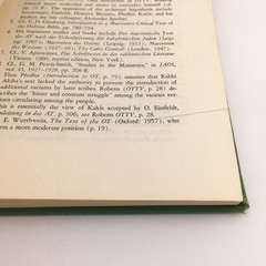 The Biblical Text In The Making A Study Of The Kethib-Qere By Robert Gordis 1971