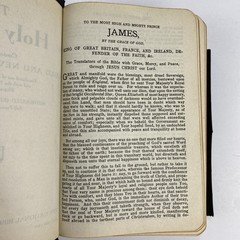 The Holy Bible King James Version Self-Pronouncing 1940s National Bible Press
