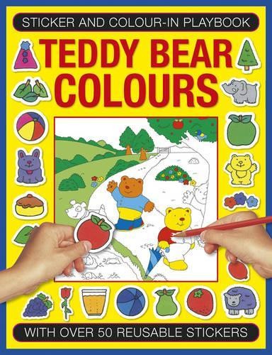 Michael Johnstone Sticker and Color-in Playbook: Teddy Bear Colors (Paperback)