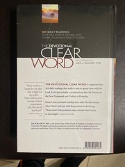 DEVOTIONAL CLEAR WORD – Hardcover *brand new. Unopened
