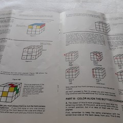 Vintage 1981 “The Ideal Solution” Rubik’s Cube Manual – 14 Pages