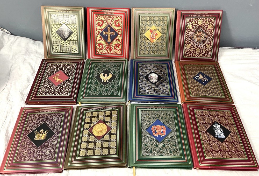 Treasures of the World Stonehenge Press, 12 Volumes, Fine Binding Rare
