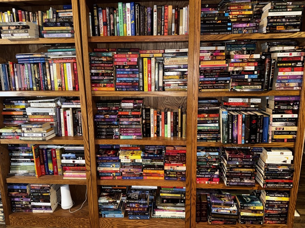 LOT OF 10 PAPERBACKS ROMANCE SUSPENSE THRILLER ACTION PARANORMAL NICE ASSORTMENT