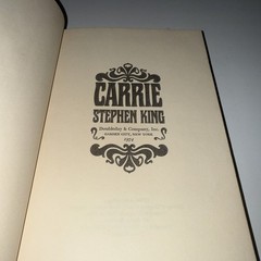 Carrie By Stephen King 1974 1st Edition w/Dustjacket