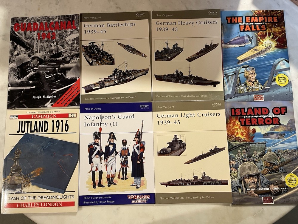 Lot Of Osprey Military Publishing Books And Graphic Novels