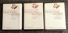 LOT of „Feasting on the Word Year C,” volumes 1, 2, 3: HC, 2009 edition
