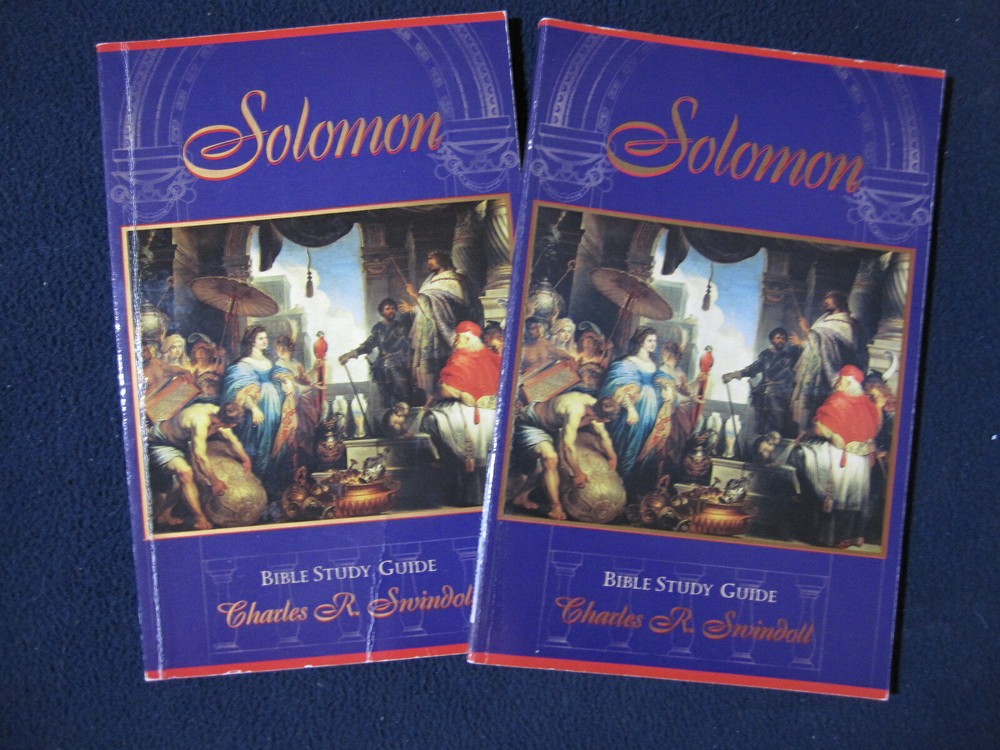 Solomon: Set of 2 Bible Study Books by Swindoll – Includes Shipping!