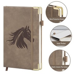 Horse Gifts for Women Girls Leather Journal Notebook 200 Pages A5 Lined with …