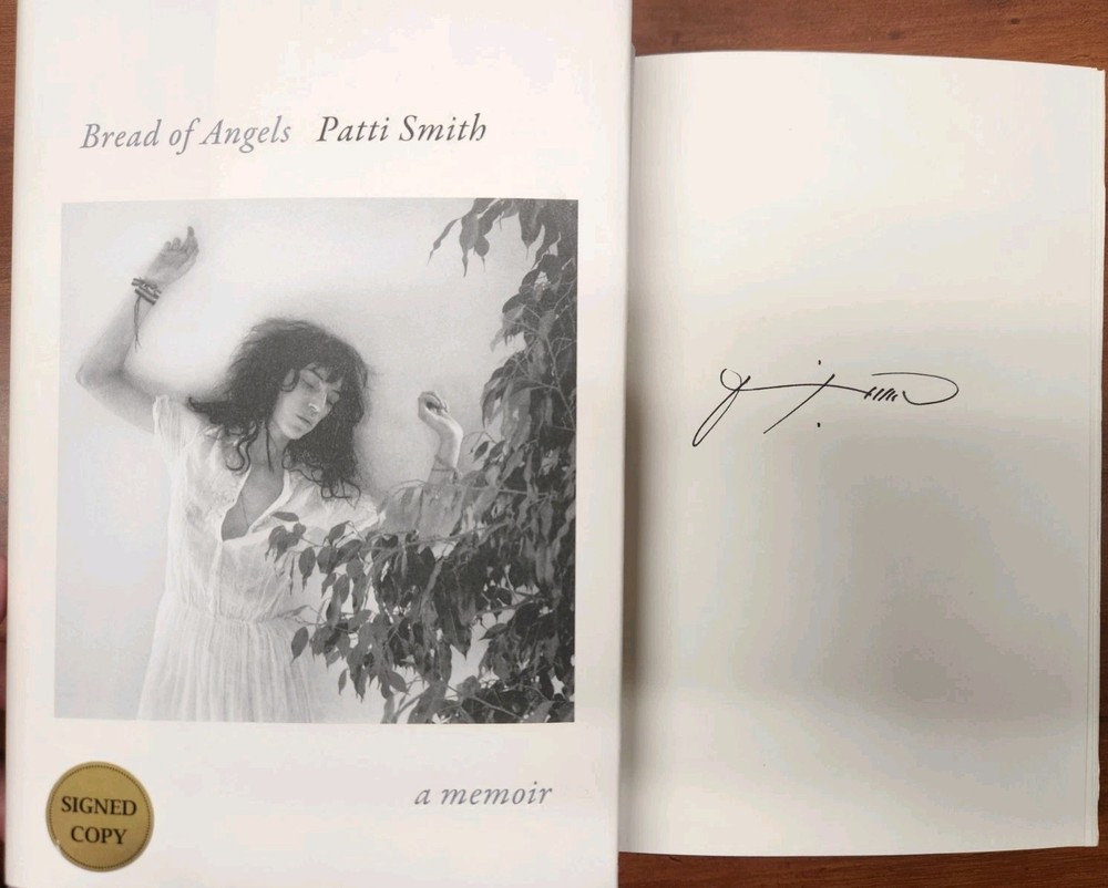 SIGNED Patti Smith Bread Of Angels Memoir AUTOGRAPHED Hardcover 2025 AUTOGRAPH