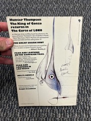 The Curse of LONO Hunter S Thompson & Ralph Steadman 1st Paperback Ed. VERY GOOD