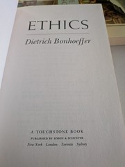 2 Book Set! Ethics & Cost Of Discipleship By Bonhoeffer, Dietrich, PB, Good
