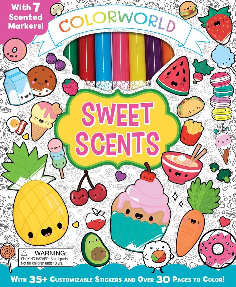 ColorWorld: Sweet Scents: With 35+ Customizable Stickers and Over 30 Pages t…