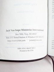 KJV Jack Van Impe Prophecy Bible Burgundy Leather Red Letter Limited Special Ed.