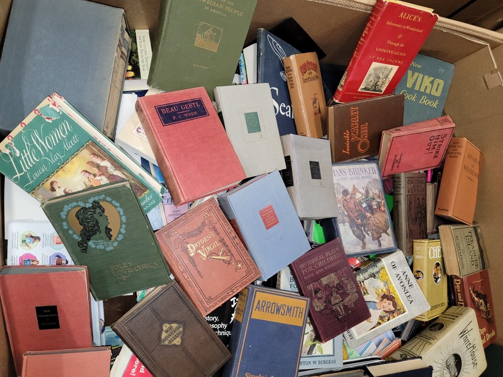 Lot of 6 Rare Antique Vintage Collectible Books Mixed Titles Old Unsorted Reads