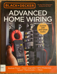 Black & Decker Advanced Home Wiring, 5th Edition: 2018, 128pp, VG++ ex-library