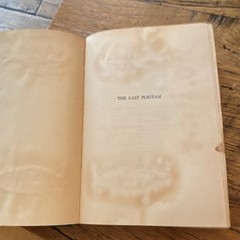 George Santayana The Last Puritan HC Charles Scribner’s Sons 1936 Puritans