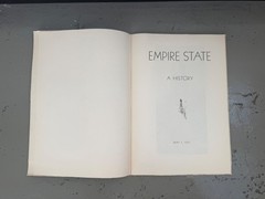 Empire State: A History Vintage Book 1931