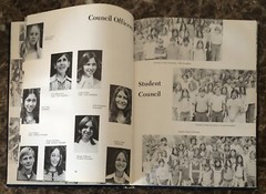 Vintage 1973 Bellflower California Junior High School Yearbook Chieftain Signed
