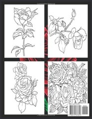 Beautiful Roses Coloring Book For Adults: An Adult Coloring Book with Rose Flowe