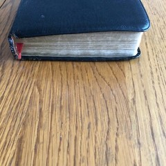 Holy Bible References Concordance Genuine Morocco Leather Black 1949