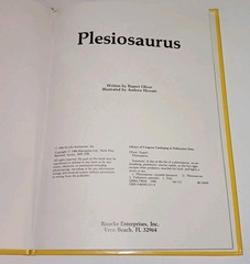 3 Books Dinosaurs Plesiosaurus •The Great Dino Mystery & Bible by Paul S Taylor