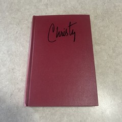 Vintage Book „Christy” by Catherine Marshall 1967 Red Hard Cover Good Condition