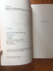 Sex Signals The Biology Of Love By Dr. Timothy Perper (Rare Copy)