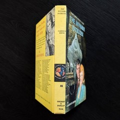 46 The Invisible Intruder Nancy Drew Mystery Books -1969 (white-endpages)