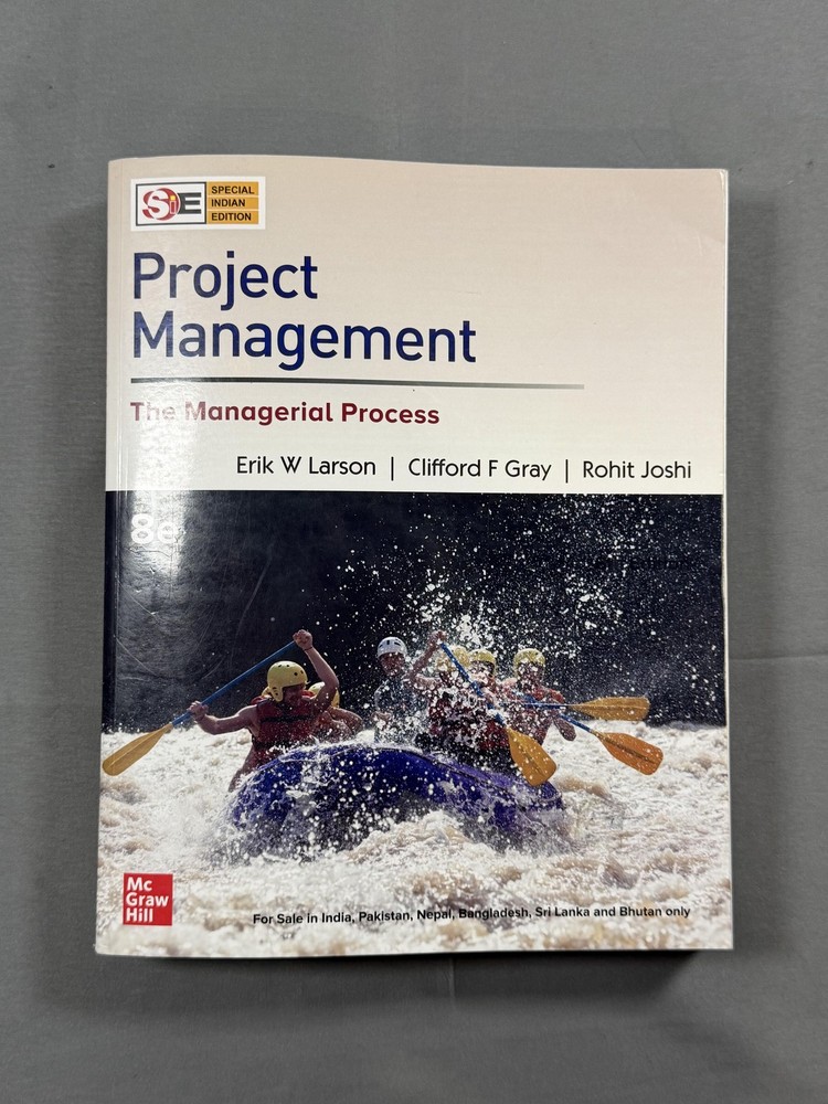 Project Management Managerial Process Larson Gray 8e Riva White Softcover Book