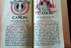 ANTIQUE CATHOLIC LATIN ENGLISH MISSAL; FINE BINDING; TLM BRIGHT GILT; CA.. 1962