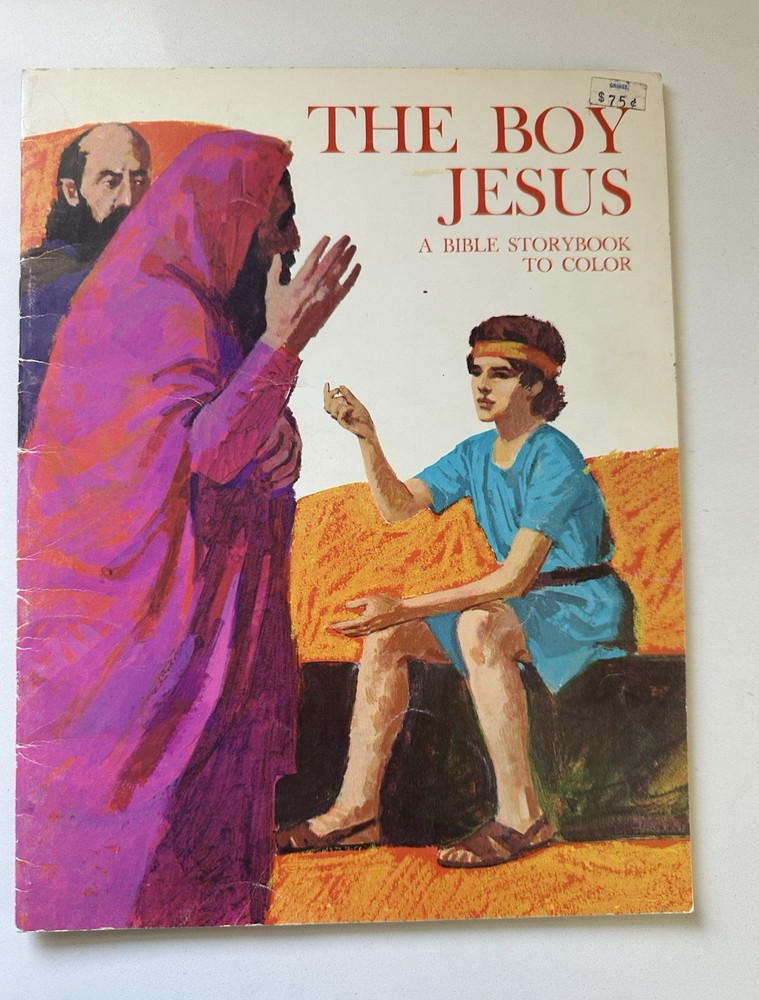 The Boy Jesus Linda Lovett Warner Press PB Coloring Book Illus Ages 4-8