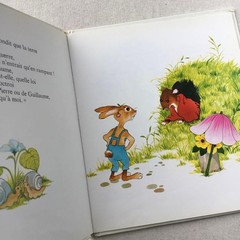 French Vintage Picture Book Jean de La Fontaine Fables 22cm Hardcover 24p