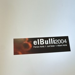 Ferran Adrià elBulli 2003-2004 Updating Evolutionary Analysis HC + CD-ROM